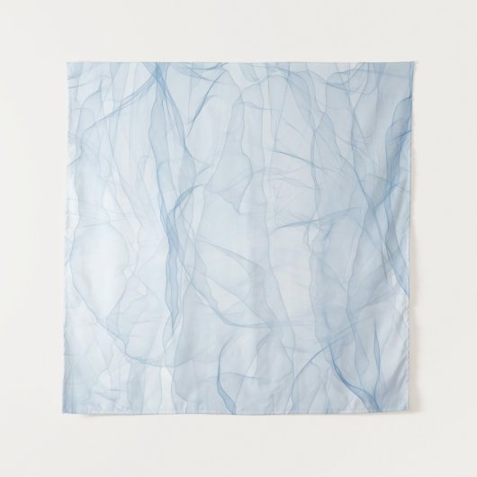 Stof blauwe moderne achtergrond kunst wandkleed (Voorkant)