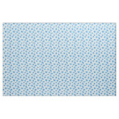 Stof - Blauwe Papavers Waterverf (Yard (91,4 cm))