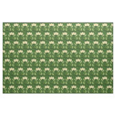 Stof -  blik witte Tulpen halve brick (Yard (91,4 cm))