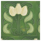 Stof -  blik witte Tulpen halve brick (Close Up)