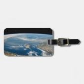 stof boven het middellandse-zeegebied en het Zee c Bagagelabel (Voorkant horizontaal)