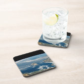 stof boven het middellandse-zeegebied en het Zee c Bier Onderzetter (Rechterzijde)