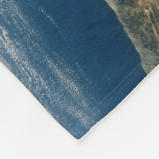 stof boven het middellandse-zeegebied en het Zee c Fleece Deken (Hoek)