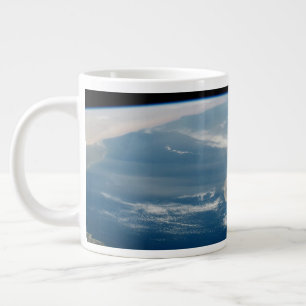 stof boven het middellandse-zeegebied en het Zee c Grote Koffiekop