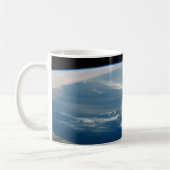 stof boven het middellandse-zeegebied en het Zee c Koffiemok (Links)