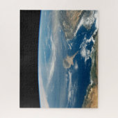 stof boven het middellandse-zeegebied en het Zee c Legpuzzel (Verticaal)