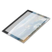 stof boven het middellandse-zeegebied en het Zee c Notitieblok (Schuin)