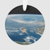 stof boven het middellandse-zeegebied en het Zee c Ornament (voorkant)