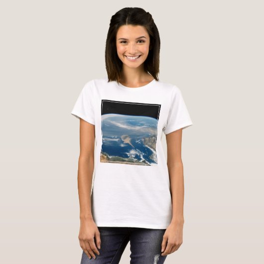 stof boven het middellandse-zeegebied en het Zee c T-shirt (Voorkant volledig)