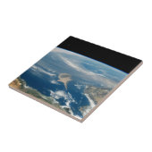 stof boven het middellandse-zeegebied en het Zee c Tegeltje (Zijkant)