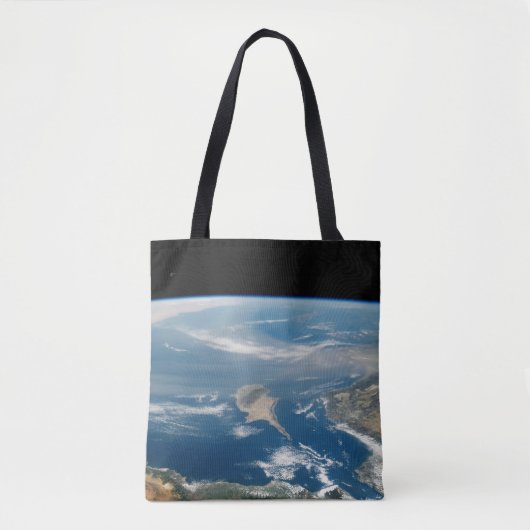 stof boven het middellandse-zeegebied en het Zee c Tote Bag (Voorkant)
