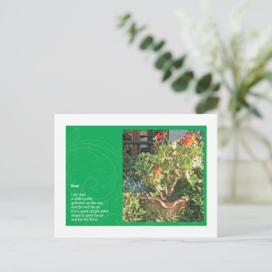 Stof Briefkaart (Staand voorkant)