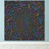 Stof Canvas Afdruk (Insitu (Houten vloer))