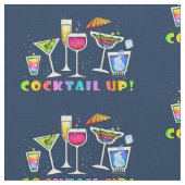 STOF - COCKTAIL OP! met glazen. (Close Up)