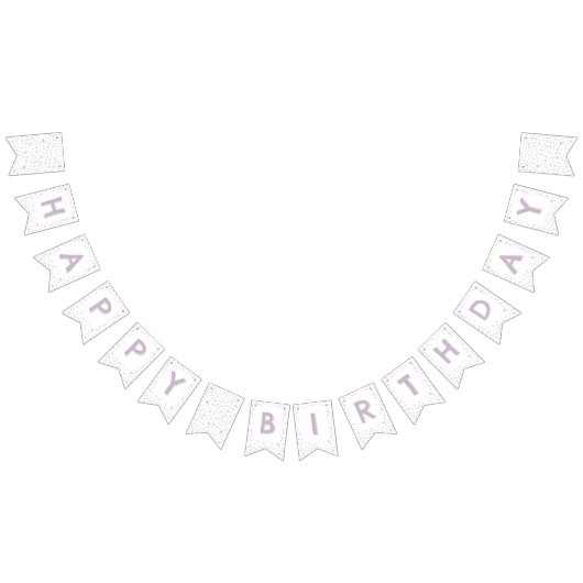 Stof Confetti Waterverf Stippen Bunting Flag Vlaggetjes (Alle)