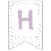 Stof Confetti Waterverf Stippen Bunting Flag Vlaggetjes (Tweede vlag)