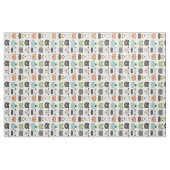 Stof - diergezichten geroteerd (Fat Quarter)