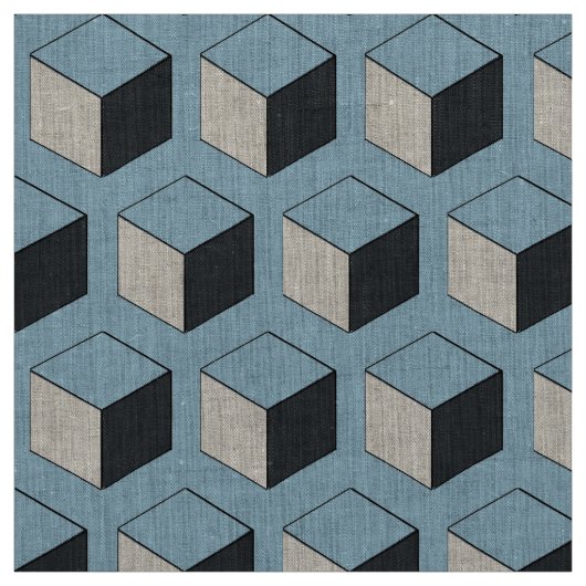 Stof - Drie dimensionale blokken (Swatch)