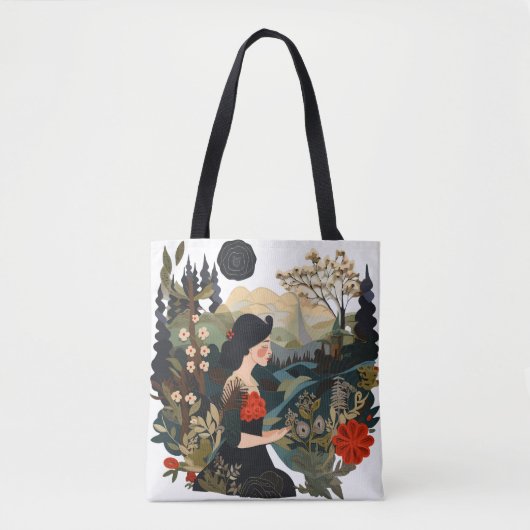 Stof en creativiteit tote bag (Voorkant)