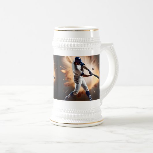 Stof en glorie: honkbal de thuisrun bierpul (Voorkant rechts)