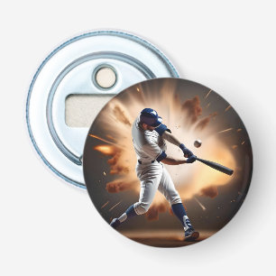 Stof en glorie: honkbal de thuisrun button flesopener