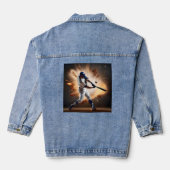 Stof en glorie: honkbal de thuisrun denim jacket (Achterkant)