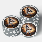 Stof en glorie: honkbal de thuisrun poker chips (Opstapeling)