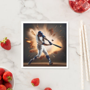 Stof en glorie: honkbal de thuisrun servet