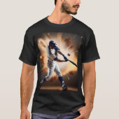 Stof en glorie: honkbal de thuisrun t-shirt (Voorkant)