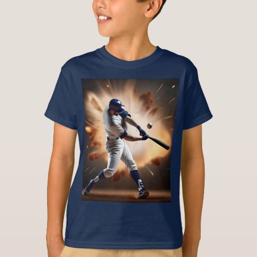 Stof en glorie: honkbal de thuisrun t-shirt (Voorkant)