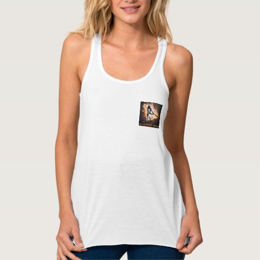 Stof en glorie: honkbal de thuisrun tanktop (Voorkant)