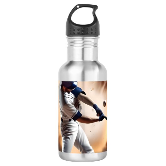 Stof en glorie: honkbal de thuisrun waterfles (Voorkant)
