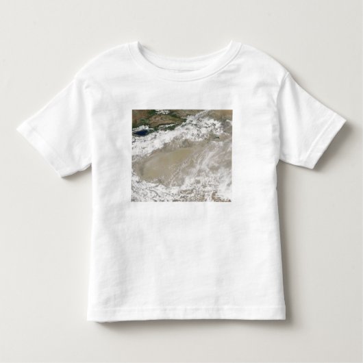 Stof en wolken over de Taklimakan Des Kinder Shirts (Voorkant)