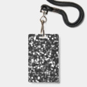Stof fiets verjaardagsuitnodiging VIP-pas Badge (Achterkant met lanyard)
