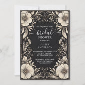 Stof Fluweel Kant Linnen Papier Vrijgezellenfeest Kaart (Voorkant)