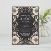 Stof Fluweel Kant Linnen Papier Vrijgezellenfeest Kaart (Staand voorkant)