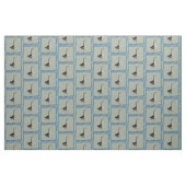 Stof - Gans in gespreide vierkanten (Fat Quarter)