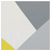 Stof Geel en Grijs Abstracte Driehoeken (Close Up)