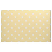 Stof: Gele en witte sterren Stof (Fat Quarter)