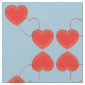 Stof - gereflecteerde harten (Close Up)