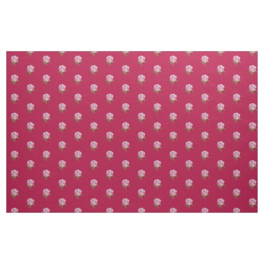 Stof - getint Roos (Fat Quarter)