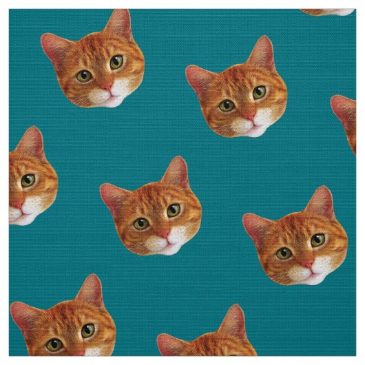 Stof: Gingerkatten Stof (Swatch)