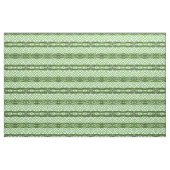 Stof - Groen/Zwart/Wit Weave (Fat Quarter)