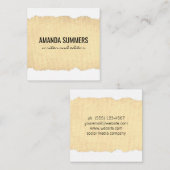 Stof in nood vierkante visitekaartje (Voorkant / Achterkant)