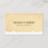 Stof in nood visitekaartje (Voorkant)