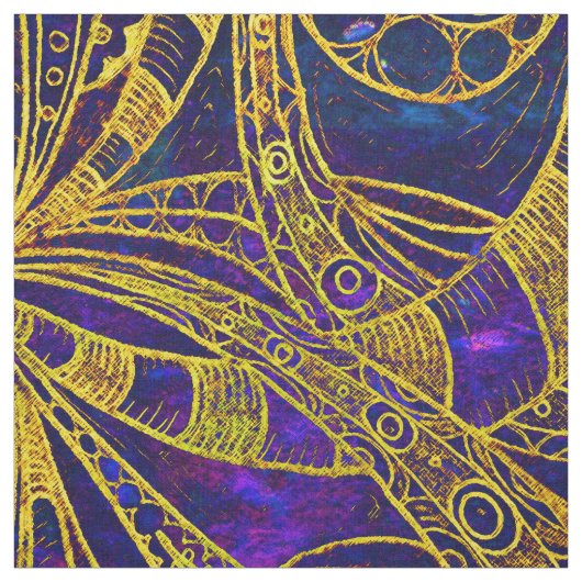 Stof Indiase stijl (Swatch)