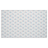 Stof: "Kissende vis" met hart Stof (Fat Quarter)
