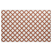 Stof - Lattice Diamonds in Brown (Fat Quarter)