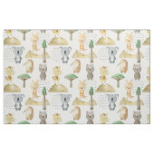 Stof met Australische dieren voor kinderen (Fat Quarter)