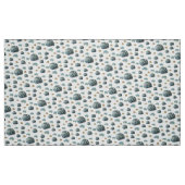Stof met blauw tapijt (Fat Quarter)